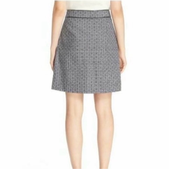 Tory Burch Chaumont Jacquard Chain Link Print Skirt Size 4 - Picture 2 of 12